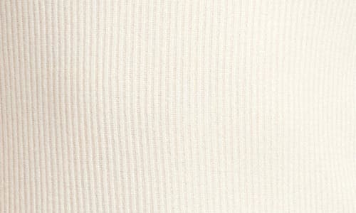 Karen Kane Turtleneck Rib Sleeveless Top In White