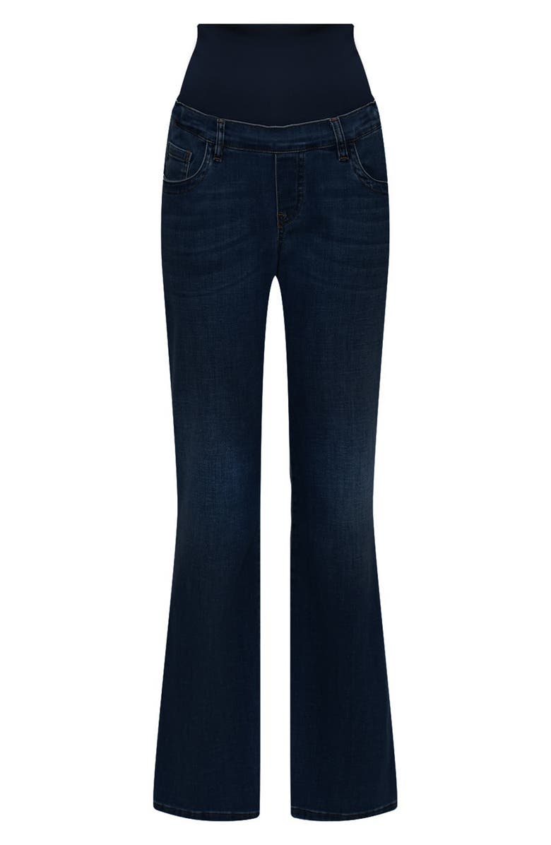 PIETRO BRUNELLI MATERNITY Over the Bump Flare Maternity Jeans, Alternate, color, Bright Blue