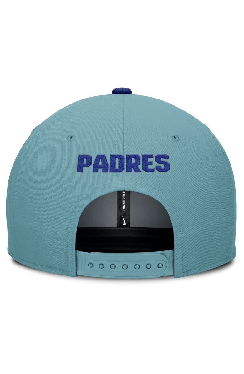 Nike Men's Nike Turquoise San Diego Padres Father's Day Pro Performance Snapback Hat, Alternate, color, Turquoise