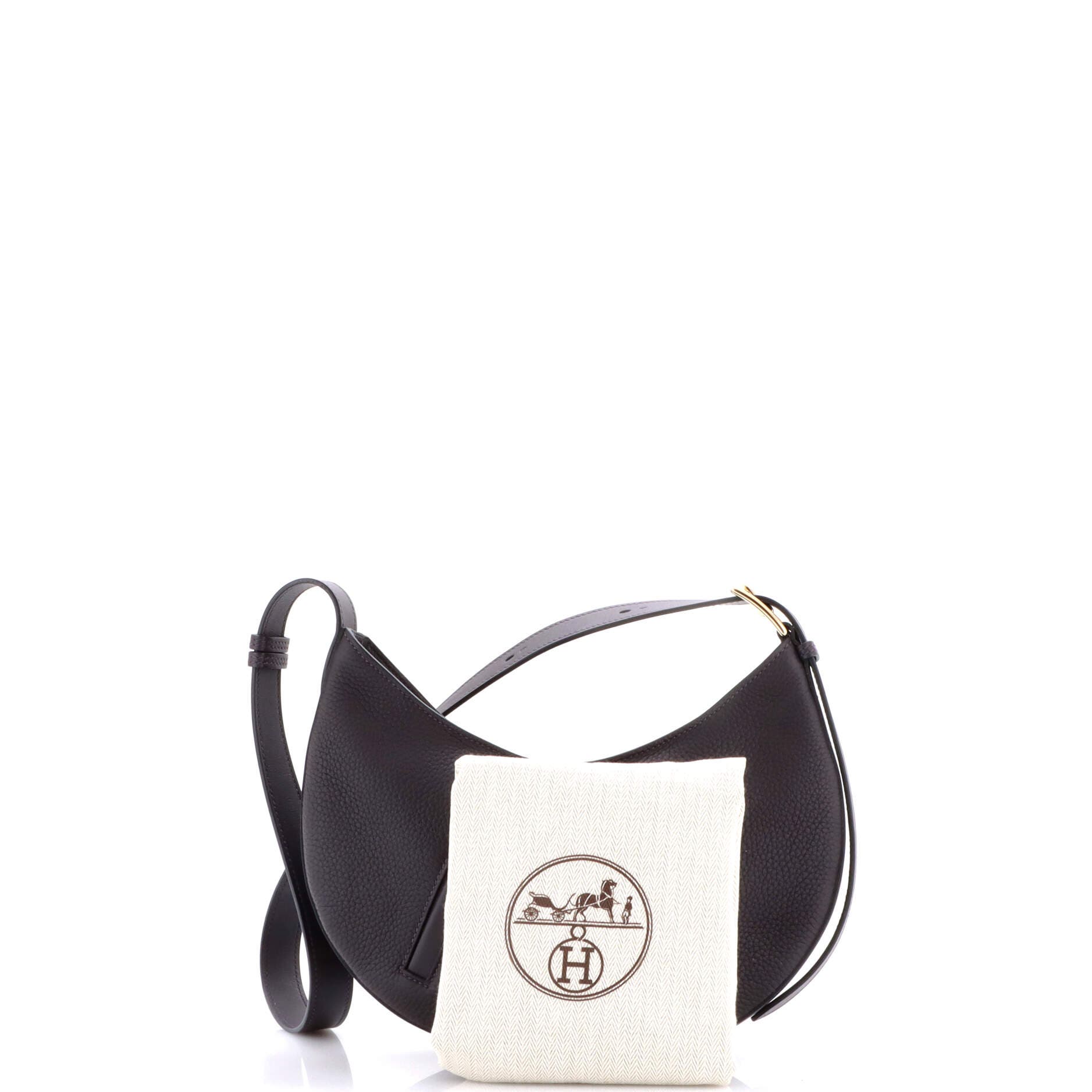 Pre-Owned Hermes Arcon Bag Togo and Swift Petite, Alternate, color, Raisin