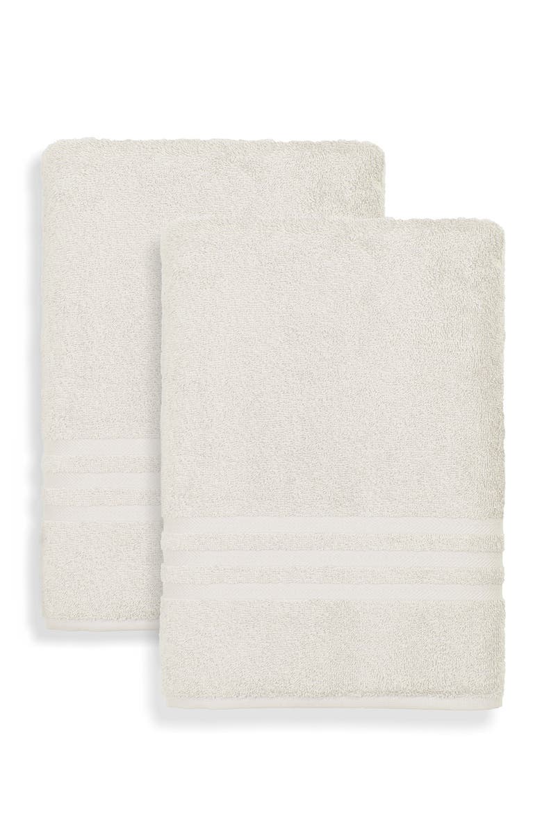 Denzi Bath Towels - Set of 2 - Cream, Alternate, color, CREAM