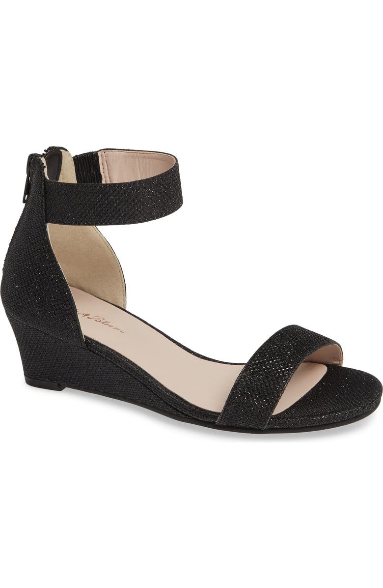 1901 Cora Glitter Wedge Sandal, Main, color,