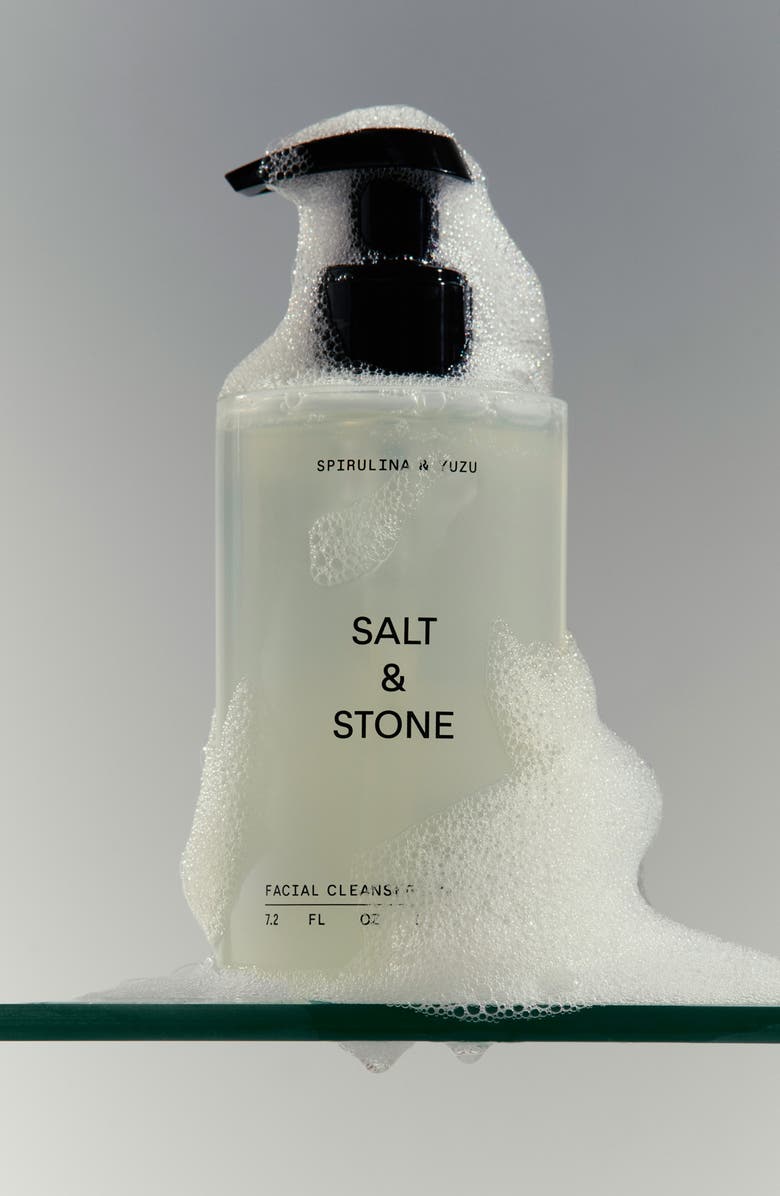 SALT & STONE Spirulina & Yuzu Facial Cleanser, Alternate, color, 