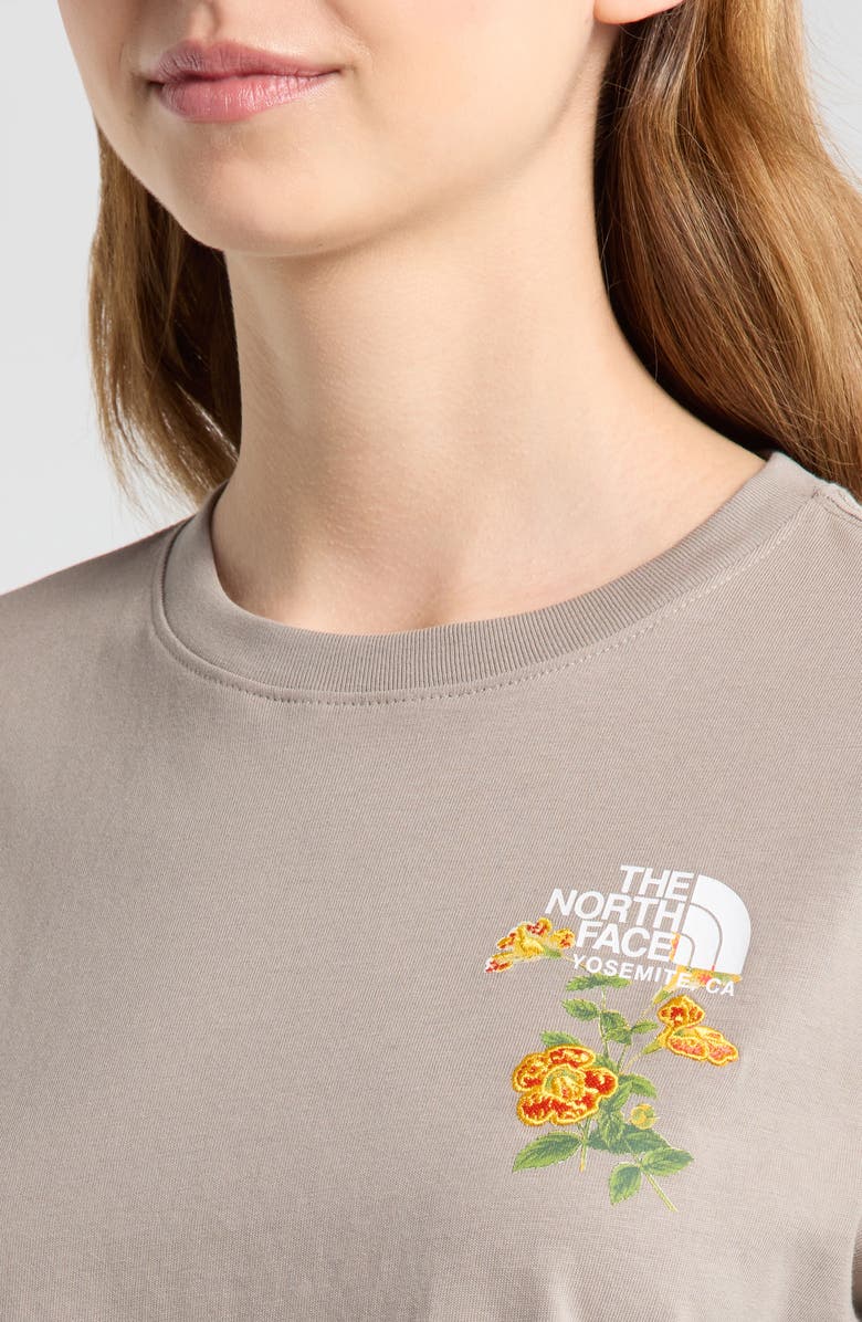 The North Face Flora Graphic T-Shirt, Alternate, color, Stone Slab