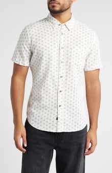 Rails Carson Linen Blend Short Sleeve Button-Up Shirt