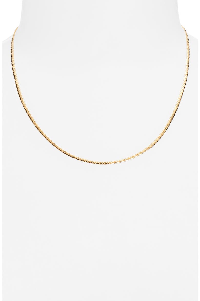 14K Yellow Gold Round Link Chain Necklace, Alternate, color, 14K YELLOW GOLD