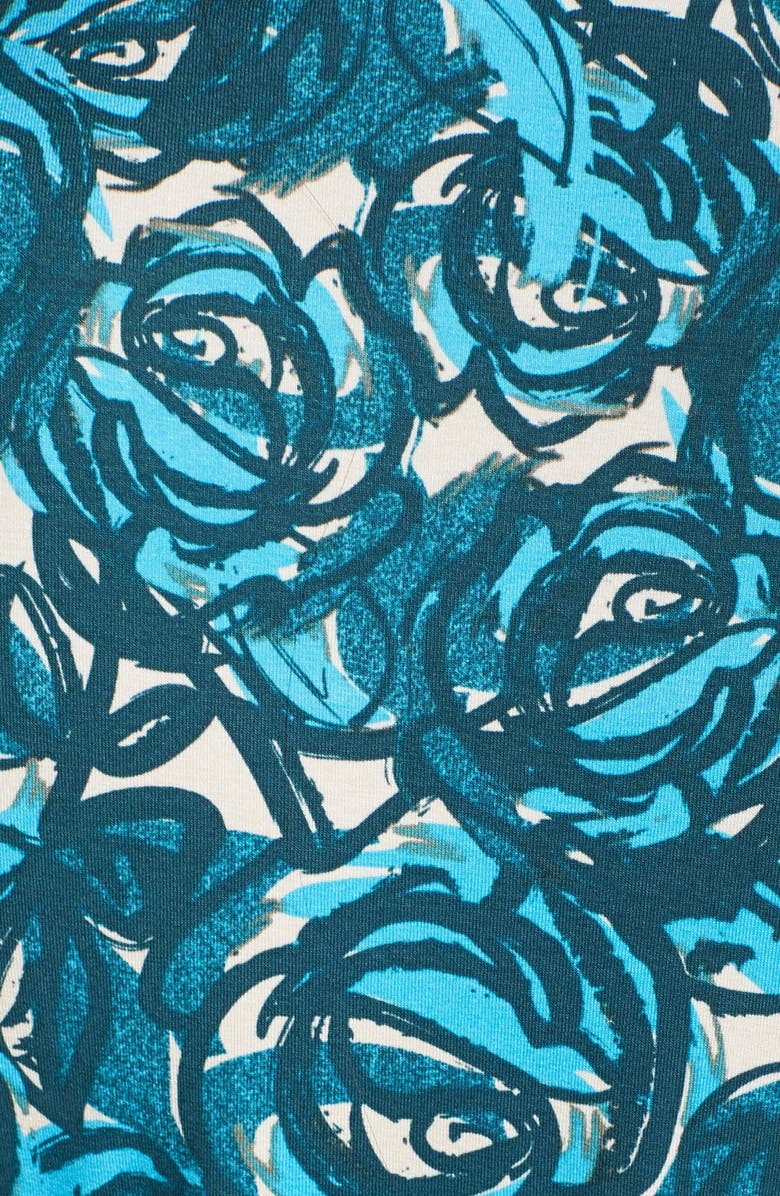 Felicity & Coco Print Jersey Wrap Dress, Alternate, color, 