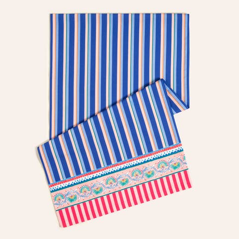 Nilufer Digital Printed 100% Cotton Runner Table Artisan