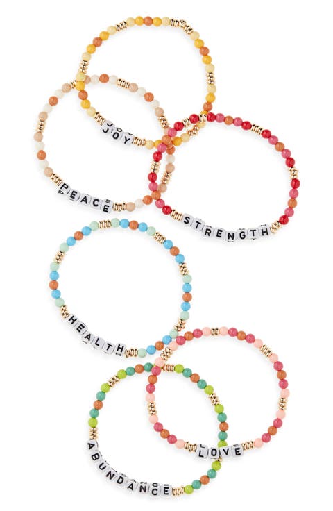 Wish You Set of 8 Bracelets