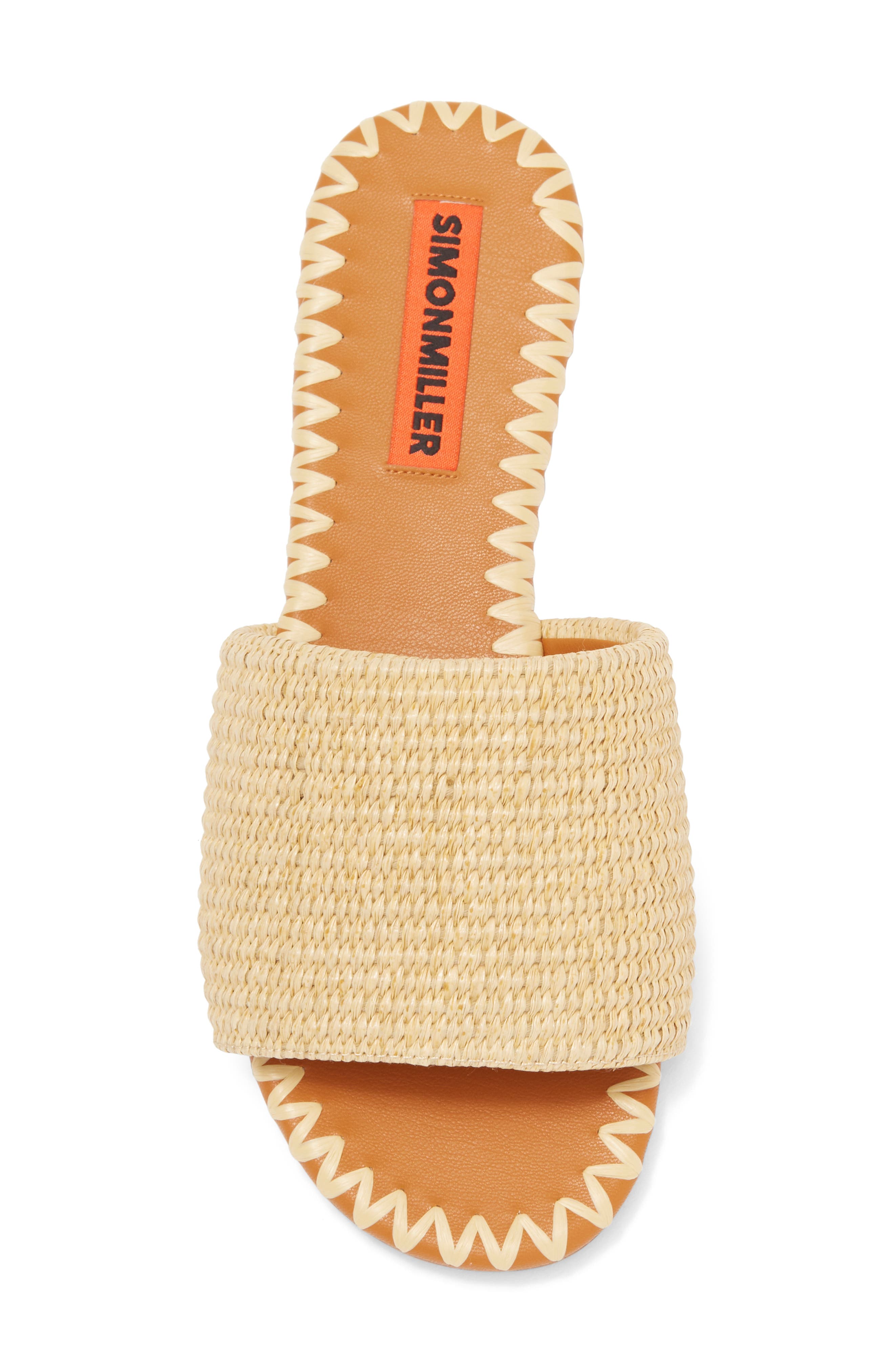 Salerno Raffia Slide Sandal, Alternate, color, NATURAL
