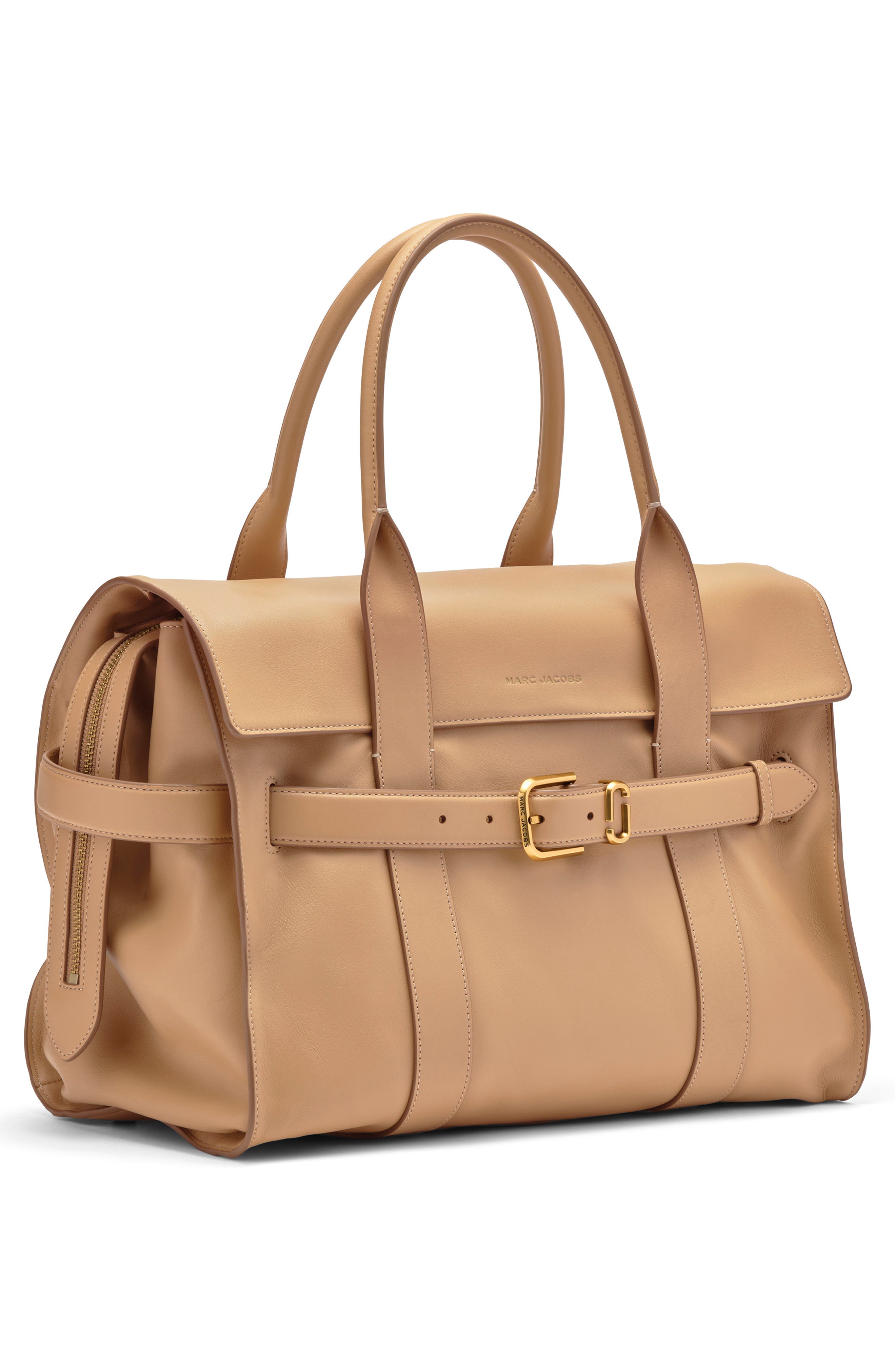 The Dakota Leather Tote, Alternate, color, CAMEL