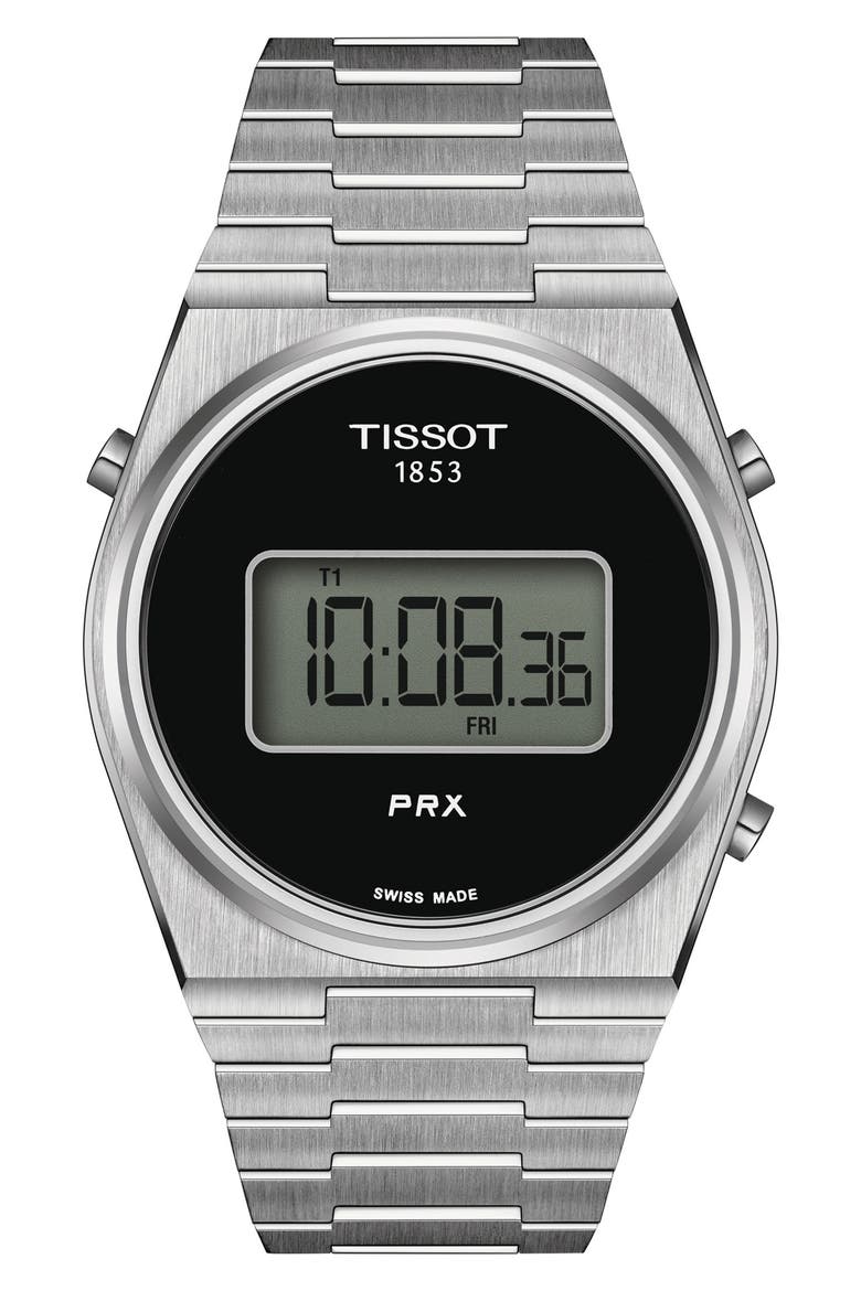 PRX Digital Bracelet Watch, 40mm, Main, color, GREY