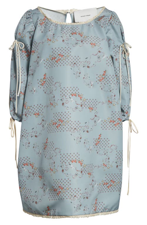 MERUERT TOLEGEN MERUERT TOLEGEN FLORAL PRINT TAFFETA MINIDRESS 