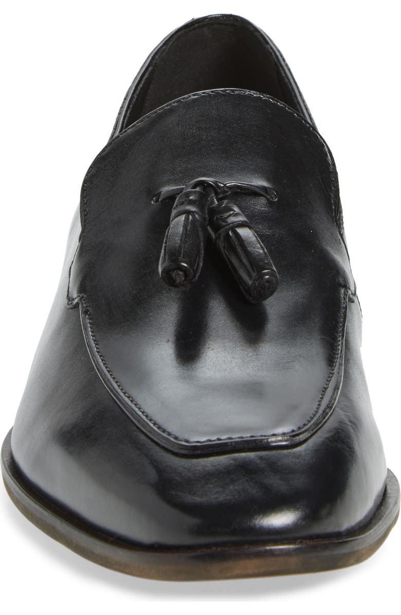 Steve Madden Hypens Tassel Loafer, Alternate, color, Black