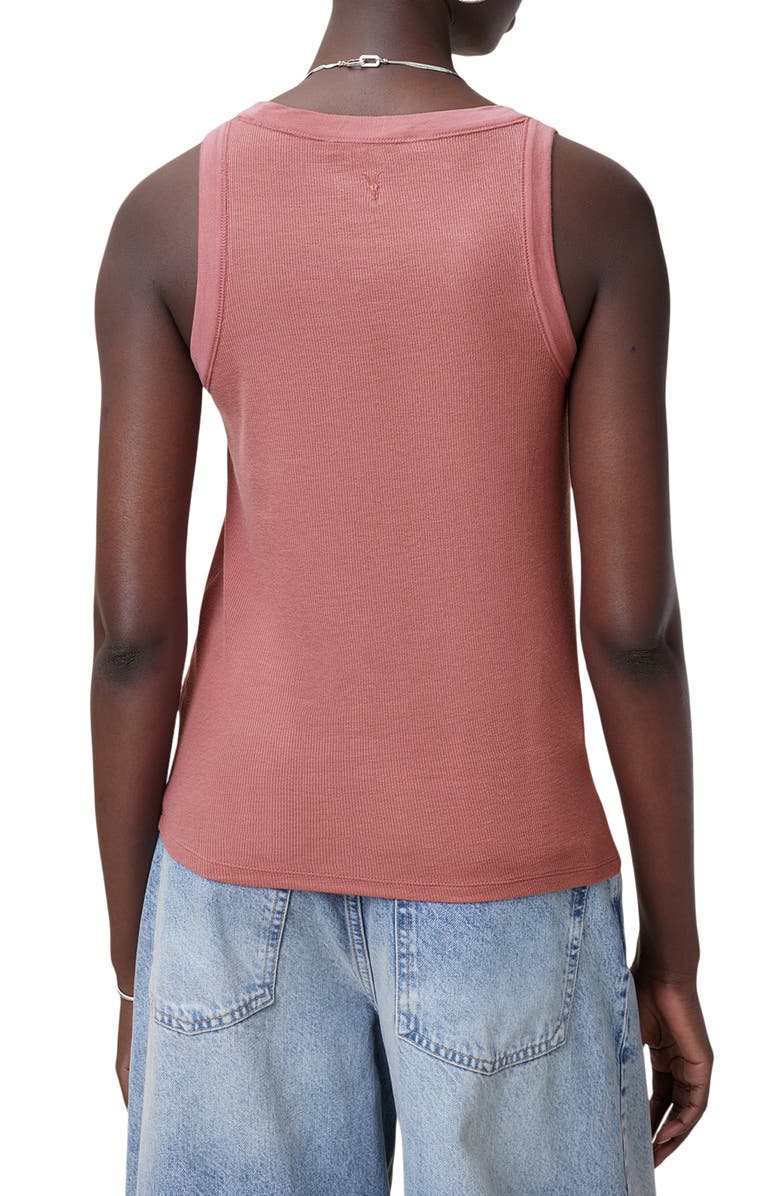 AllSaints Rina Tank Top, Alternate, color, Ash Rose Pink