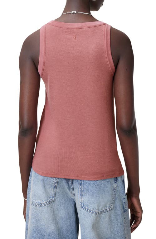 Allsaints Rina Tank Top In Ash Rose Pink