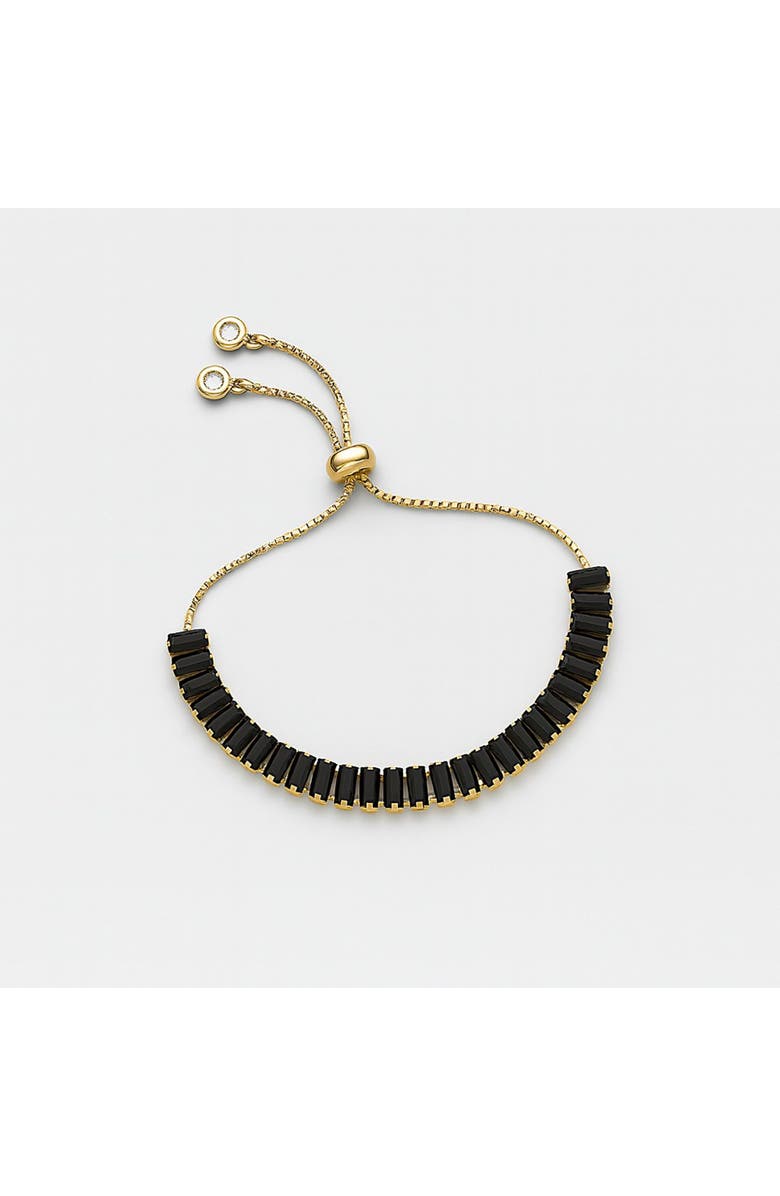 Ivy & Pearl Co. The Sterling Luxe Label Bracelet, Main, color, Gold