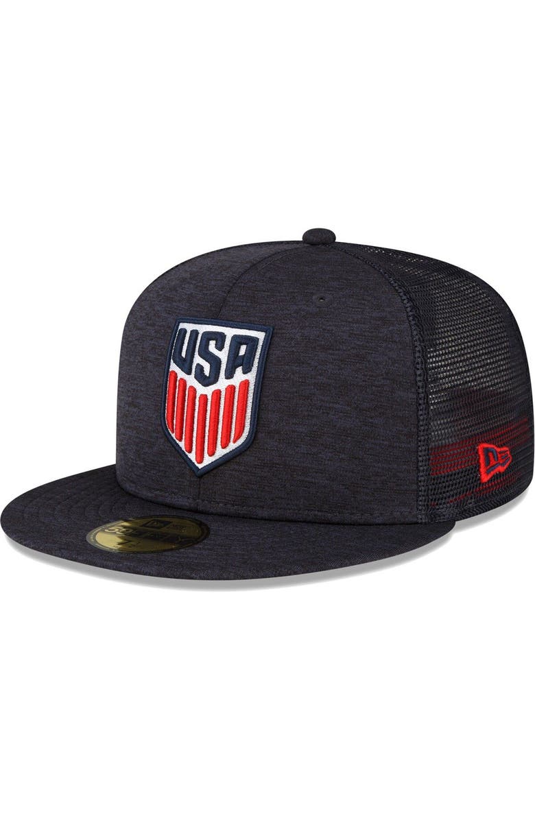 New Era Men's New Era Navy USMNT 59FIFTY Fitted Hat, Alternate, color, 