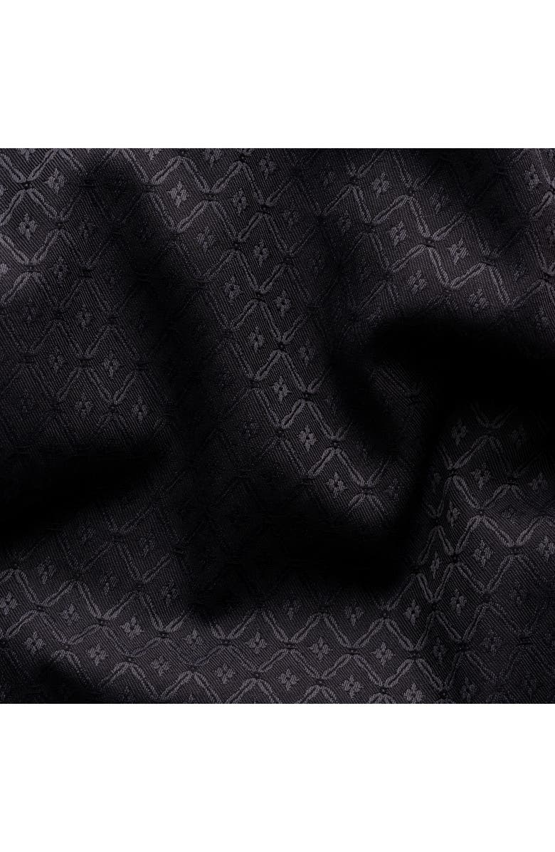 Eton Slim Fit Floral Cotton Jacquard Dress Shirt, Alternate, color, 