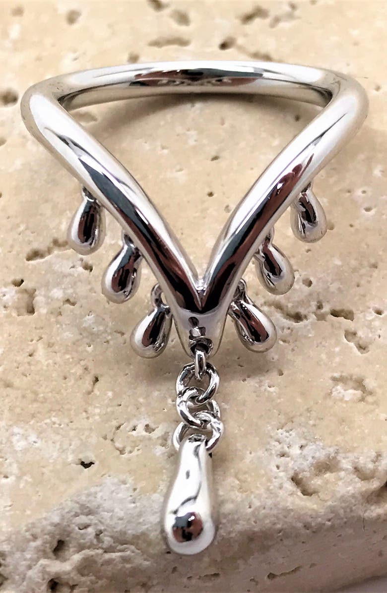 Lucy Quartermaine Wishbone Ring, Alternate, color, Sterling Silver