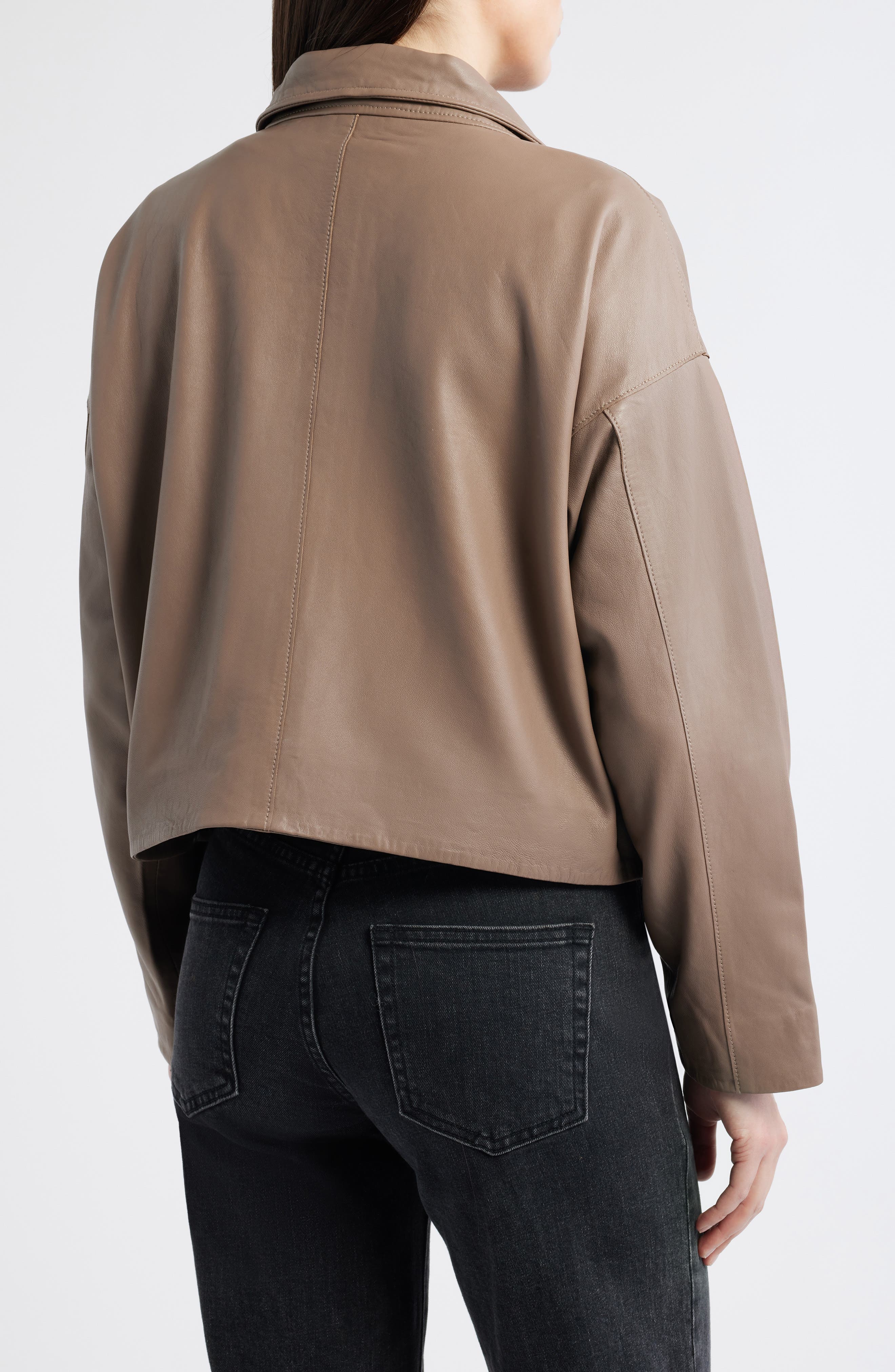 Ryder Crop Leather Jacket - image 2