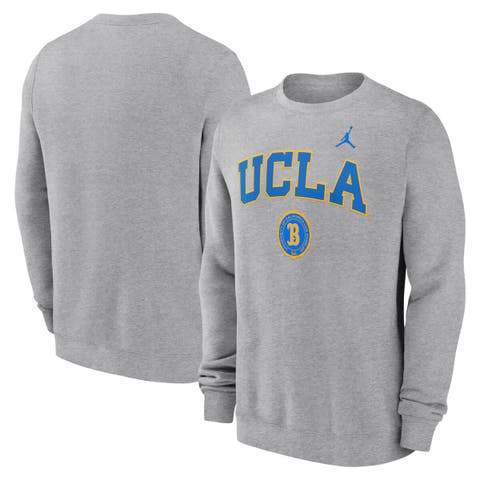Men's Jordan Brand Heather Gray UCLA Bruins Legacy Classic Pullover Sweatshirt