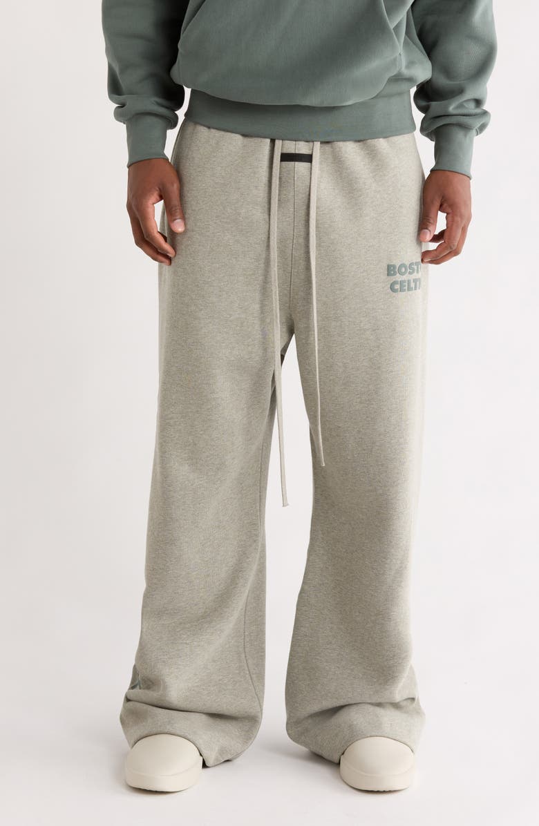 Fear of God Essentials Celtics Lounge Fit Sweatpants, Main, color, Concrete Heather
