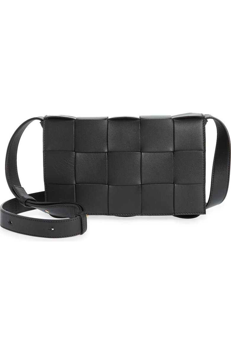 Bottega Veneta Intrecciato Leather Crossbody Bag, Main, color,
