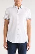 Robert Graham Piers Short Sleeve Woven Button-Up Shirt