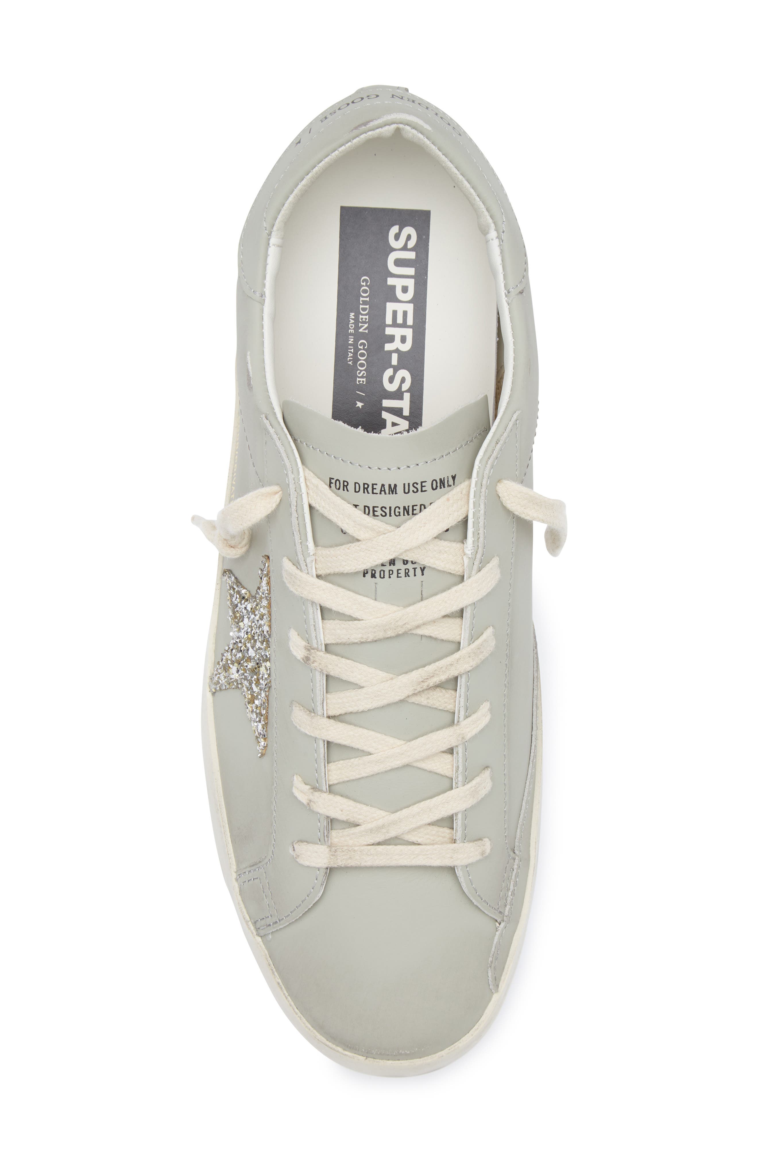 Golden Goose Super-Star Low Top Sneaker, Alternate, color, Abbey Stone/ Platinum