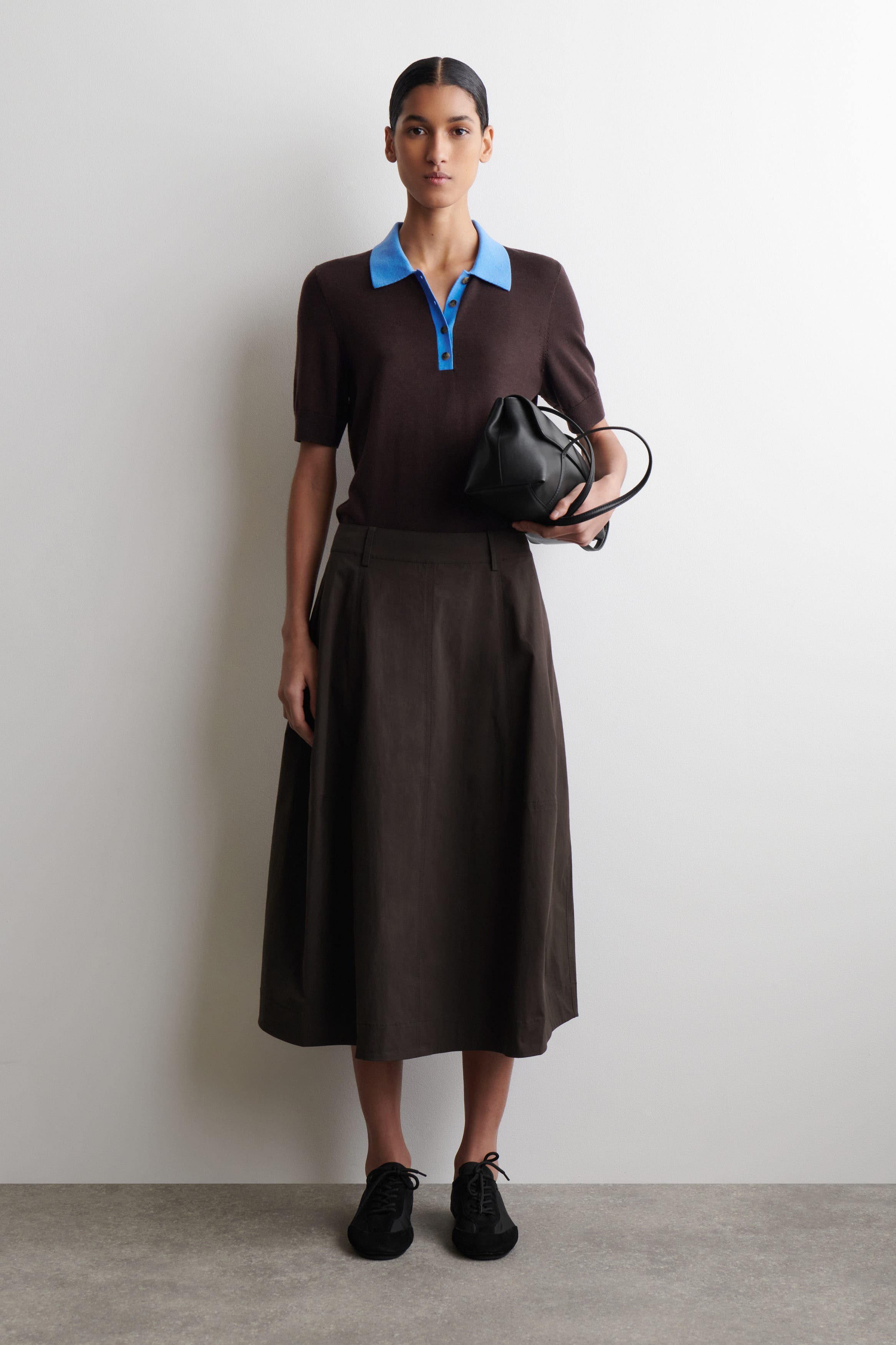 Shrunken Wool-Blend Polo Shirt - image 2