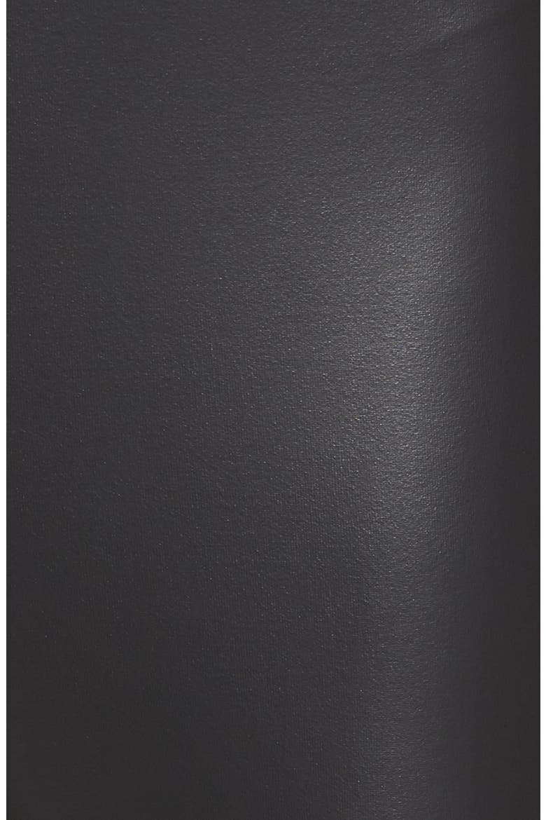 Faux Leather Leggings, Alternate, color, BLACK