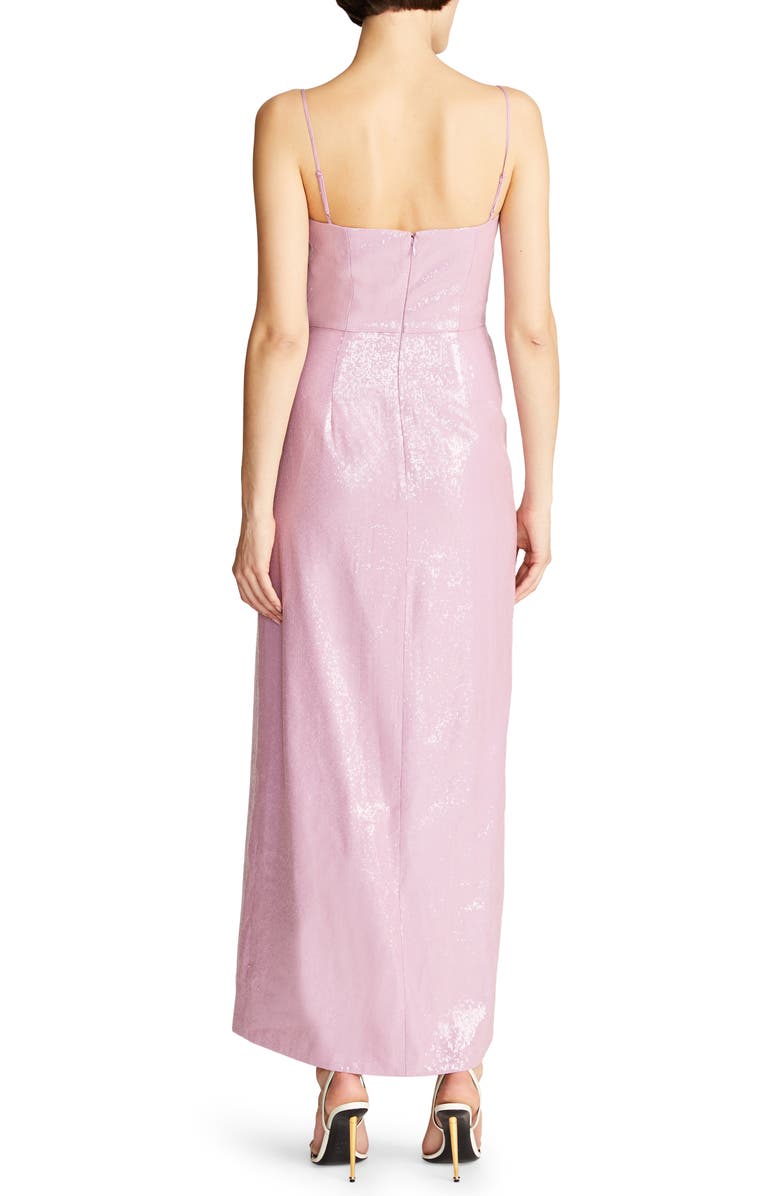 HALSTON Alaina Sequin Column Gown, Alternate, color,