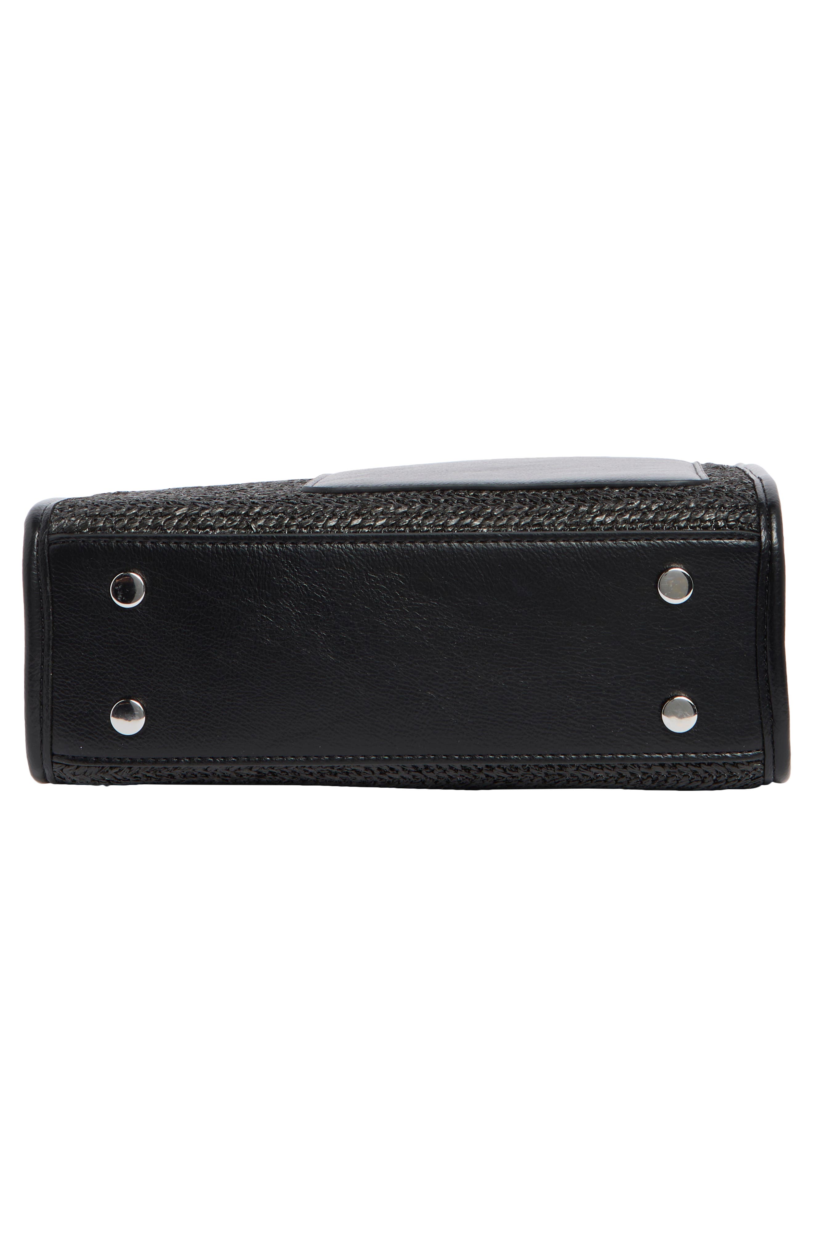 BCBG Mini Whipstitched Straw Tote Bag, Alternate, color, 