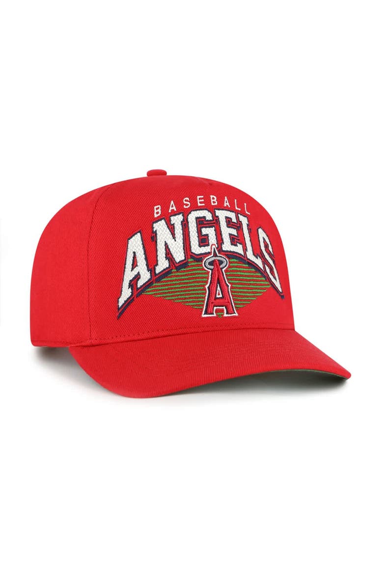Men's '47 Red Los Angeles Angels Pomona Hitch Adjustable Hat, Alternate, color, Red