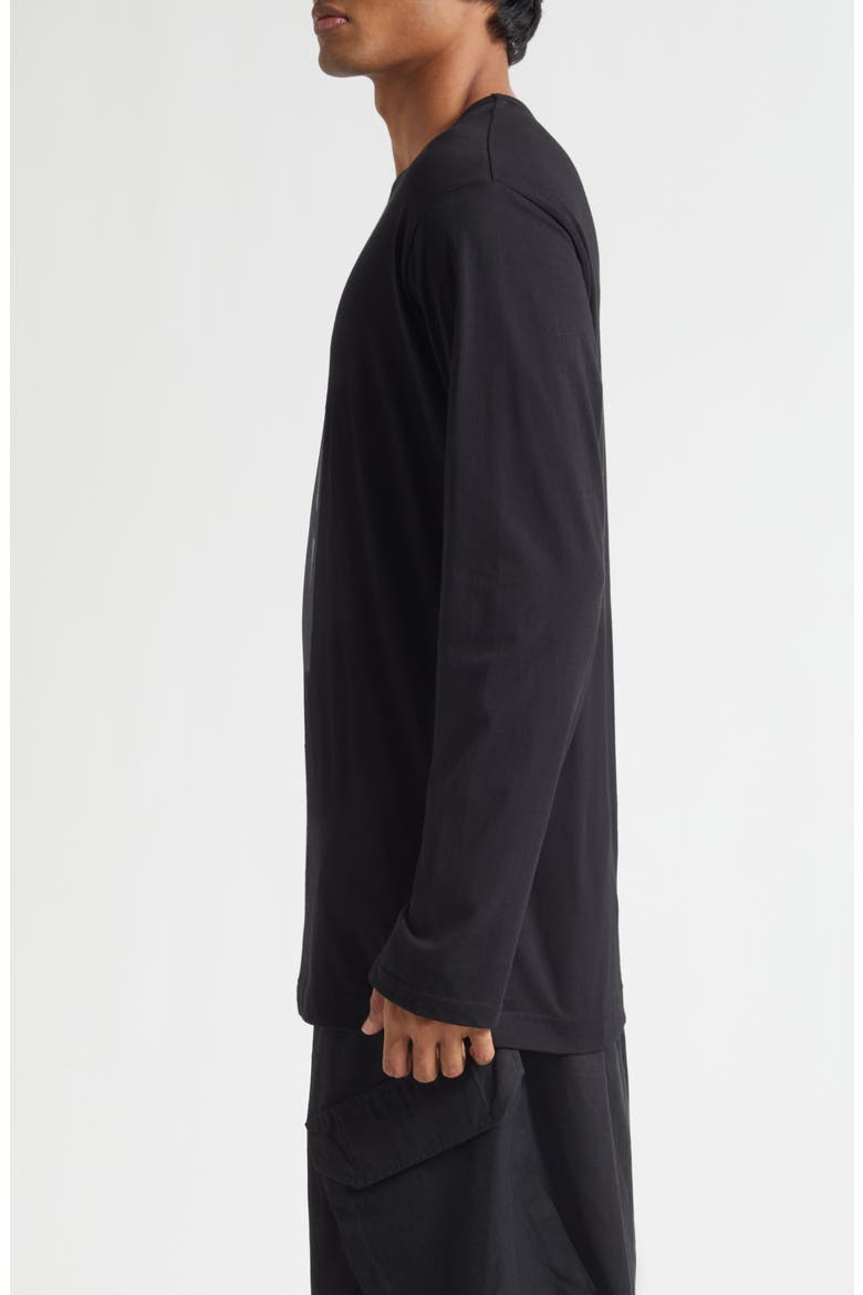 Basic Long Sleeve Graphic T-Shirt, Alternate, color, BLACK