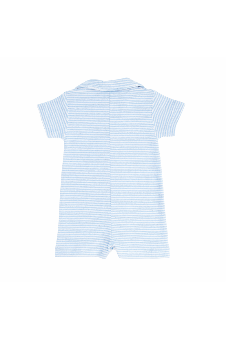 Stripe Terry Shortall, Alternate, color, Blue/White