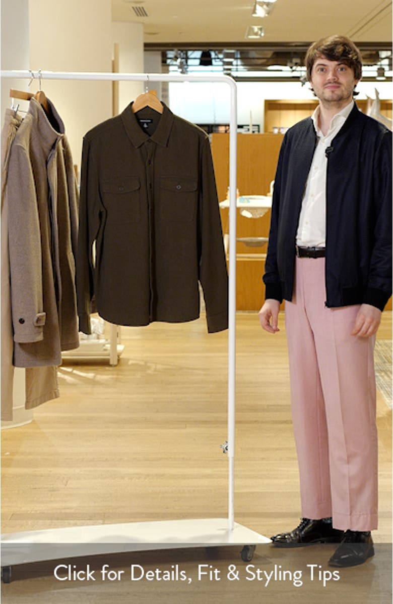 Texture Twill Button-Up Shirt, sales video thumbnail