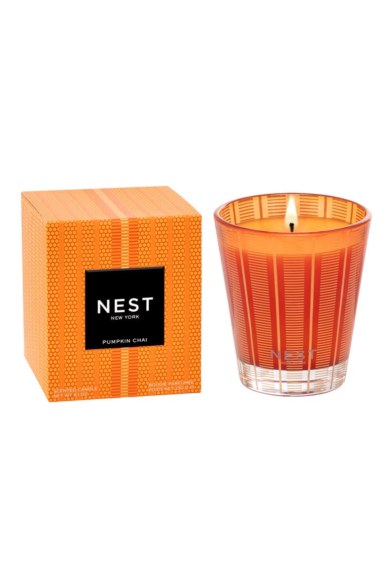 Pumpkin Chai Candle, Main, color, NO COLOR