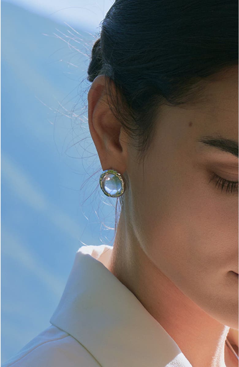 RETRO CHIC Aeolian Whispers Earrings, Alternate, color, Sliver & Crystal Clear