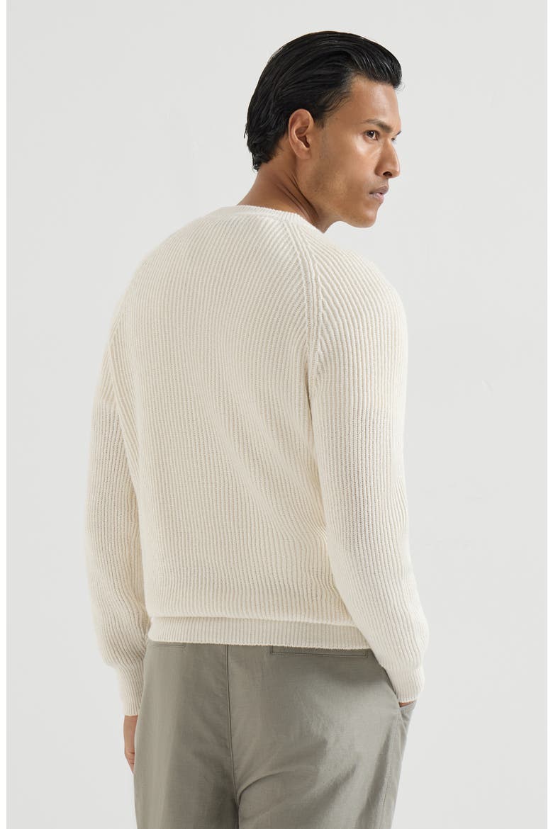English Rib knit sweater, Alternate, color, Panama