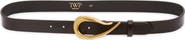 TWP Snake Buckle Leather Belt