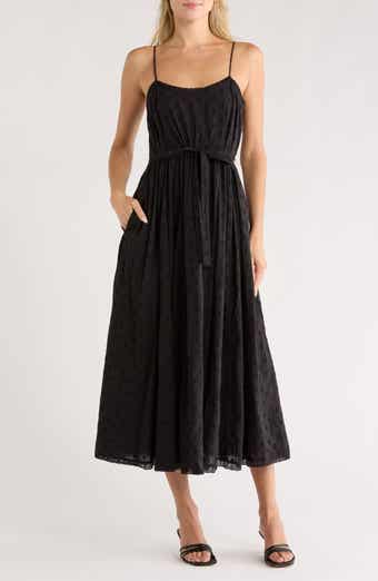 Ulla Johnson Cerise Clip Dot Lace Trim Dress