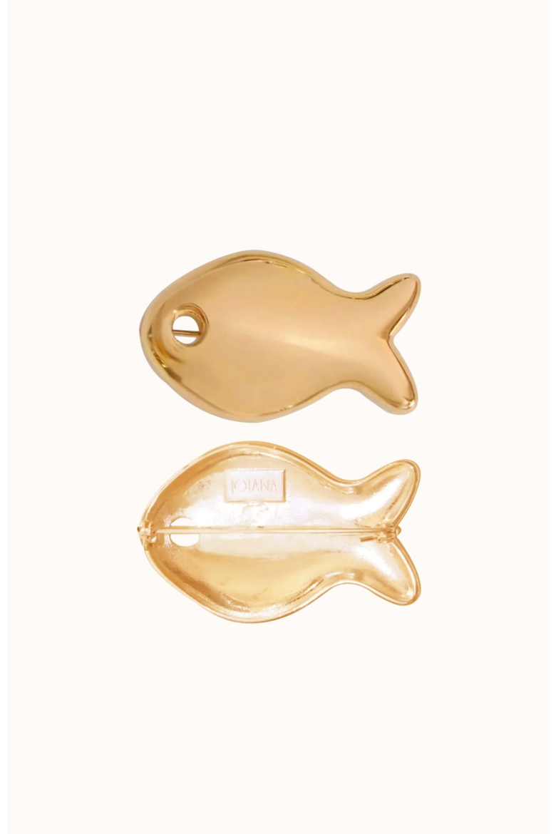 Fishie Brooch, Main, color, Gold
