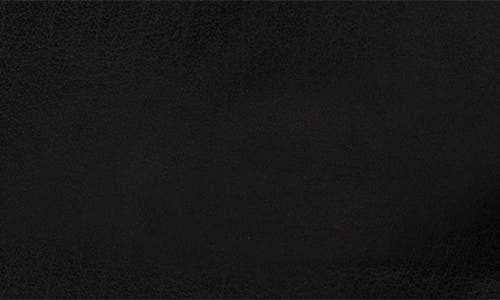 Mancini Double Compartment Leather Briefcase In Black