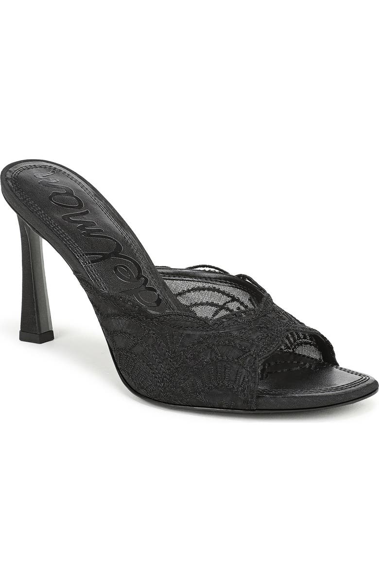 Sam Edelman Iva Mesh Sandal, Main, color, Black