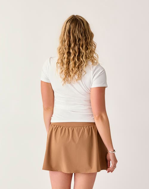 Carve Designs Vega Rib Tee In Brown