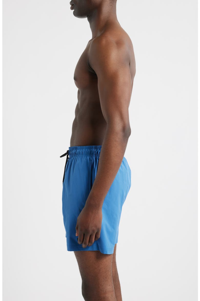 Shark Swim Trunks, Alternate, color, BRIGHT BLUE