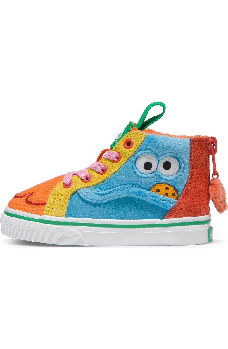 Vans Kids' x Sesame Street SK8-Hi Zip Sneaker, Alternate, color,