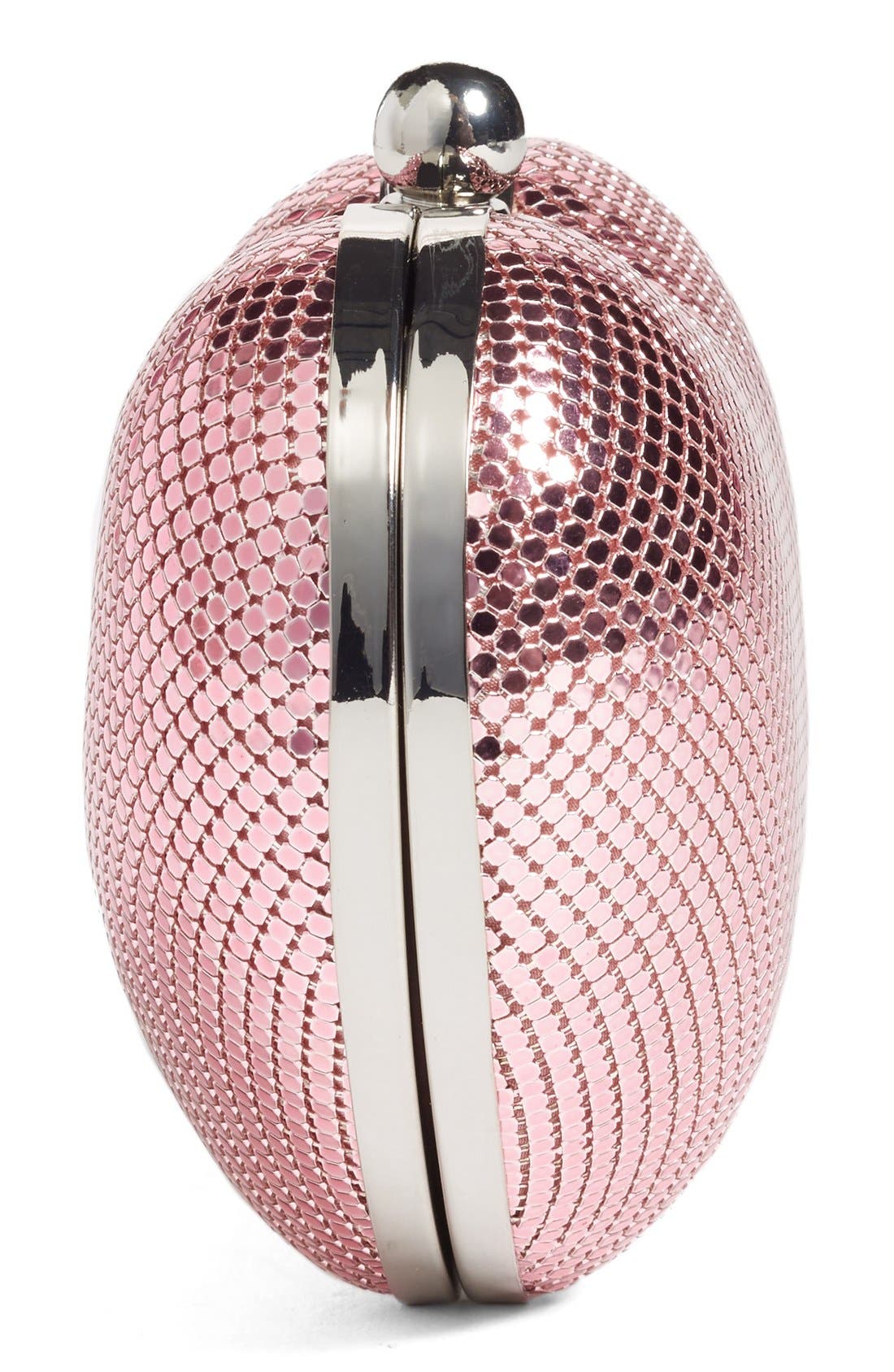 'Charity Heart' Minaudière, Alternate, color, PINK